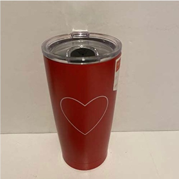 Rae Dunn HEART - Valentine’s Day RED Insulated Stainless Steel Tumbler -… - Picture 2 of 6